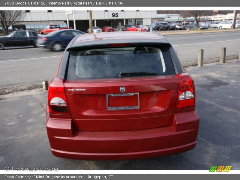 Inferno Red Crystal Pearl / Dark Slate Gray 2008 Dodge Caliber SE