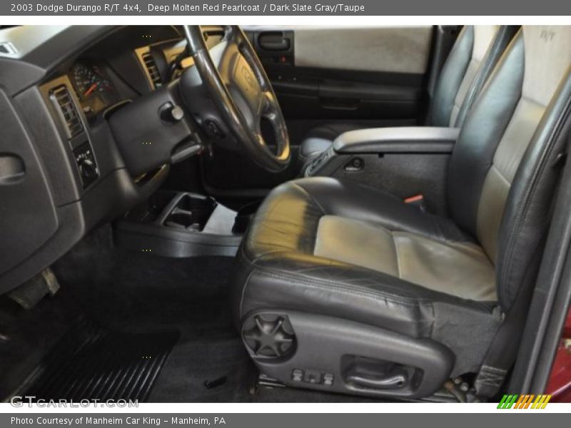 Deep Molten Red Pearlcoat / Dark Slate Gray/Taupe 2003 Dodge Durango R/T 4x4