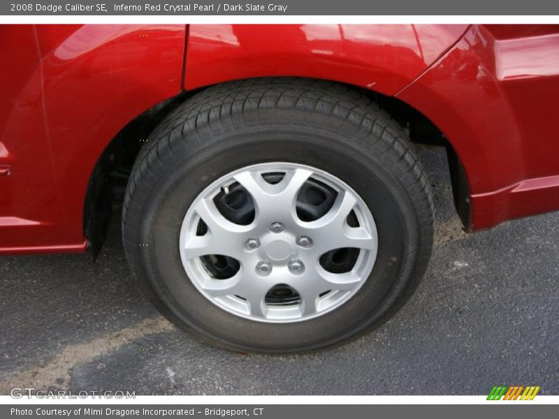 Inferno Red Crystal Pearl / Dark Slate Gray 2008 Dodge Caliber SE