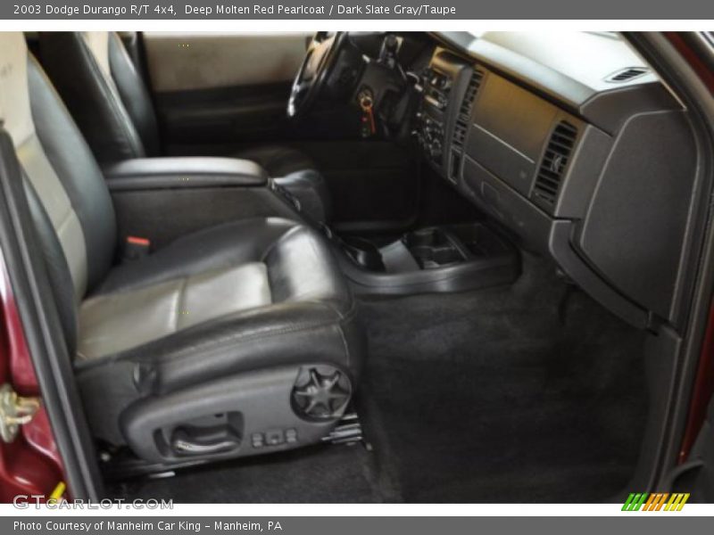 Deep Molten Red Pearlcoat / Dark Slate Gray/Taupe 2003 Dodge Durango R/T 4x4