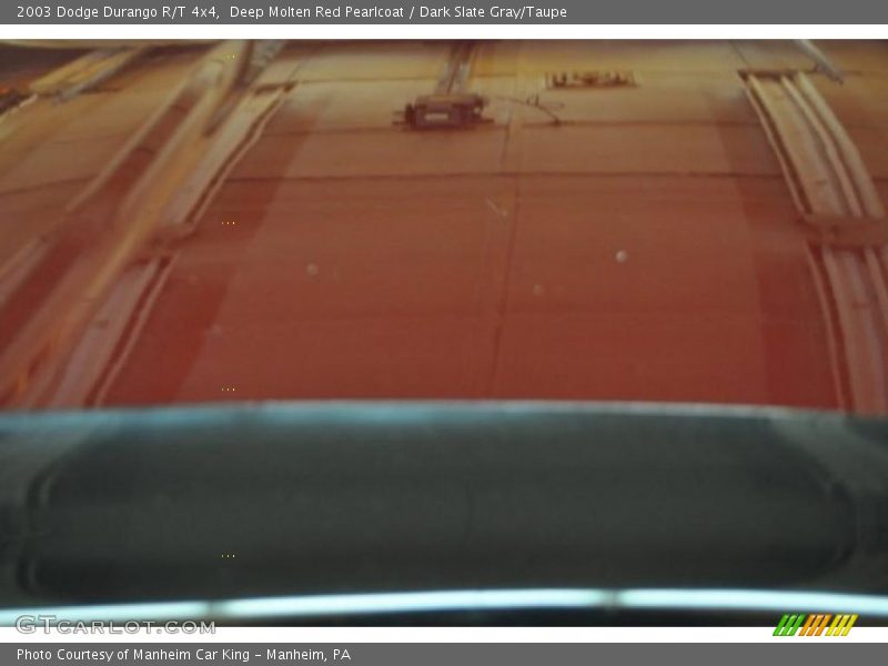 Deep Molten Red Pearlcoat / Dark Slate Gray/Taupe 2003 Dodge Durango R/T 4x4