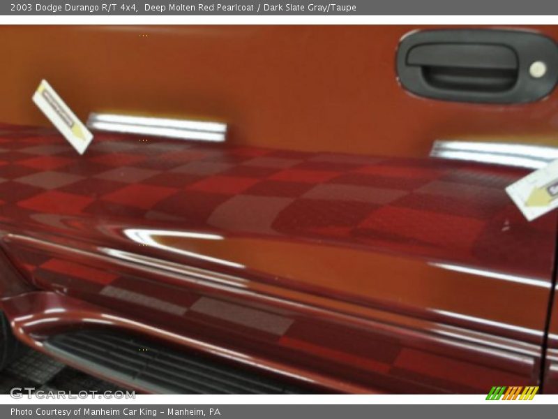 Deep Molten Red Pearlcoat / Dark Slate Gray/Taupe 2003 Dodge Durango R/T 4x4
