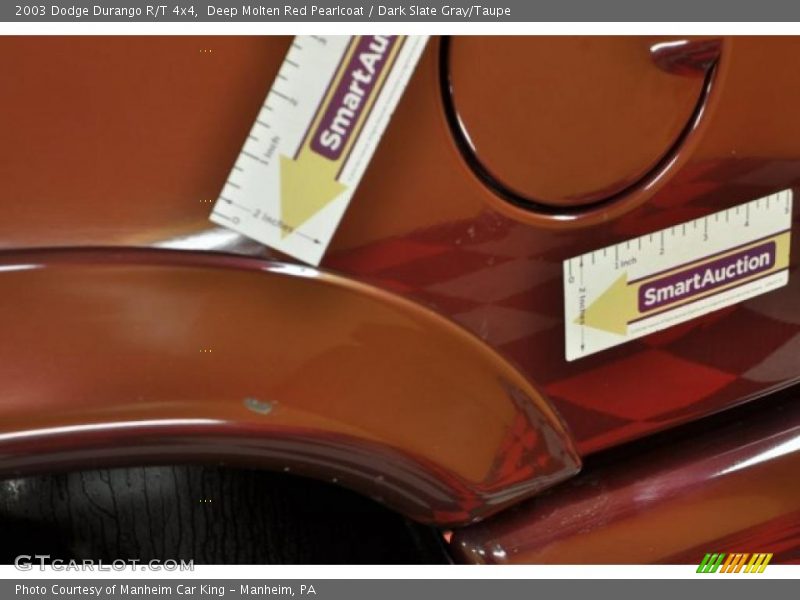 Deep Molten Red Pearlcoat / Dark Slate Gray/Taupe 2003 Dodge Durango R/T 4x4