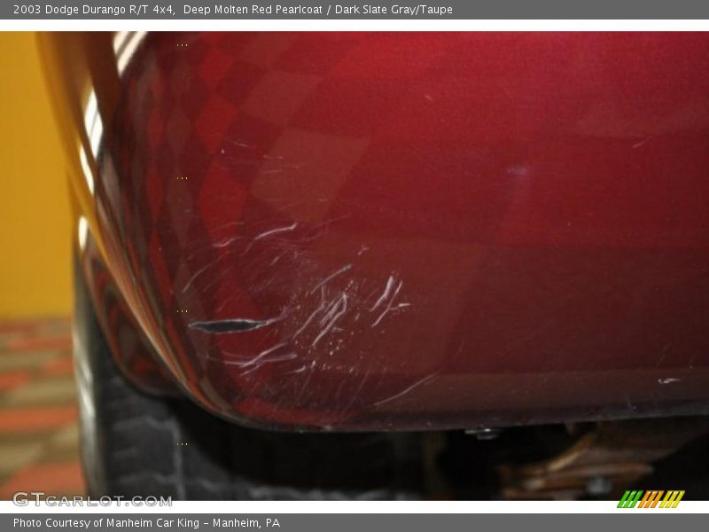 Deep Molten Red Pearlcoat / Dark Slate Gray/Taupe 2003 Dodge Durango R/T 4x4
