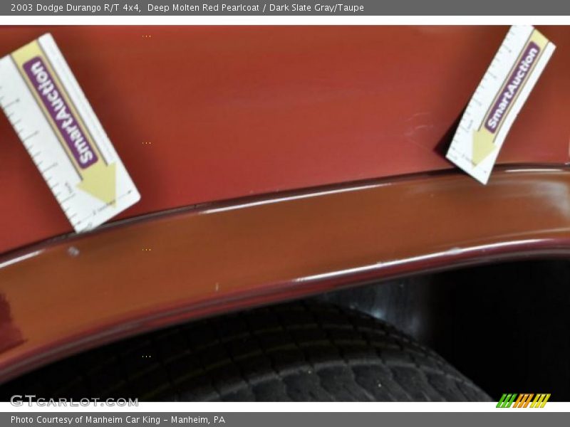 Deep Molten Red Pearlcoat / Dark Slate Gray/Taupe 2003 Dodge Durango R/T 4x4