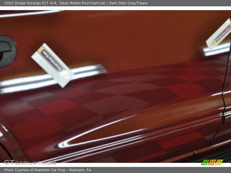 Deep Molten Red Pearlcoat / Dark Slate Gray/Taupe 2003 Dodge Durango R/T 4x4