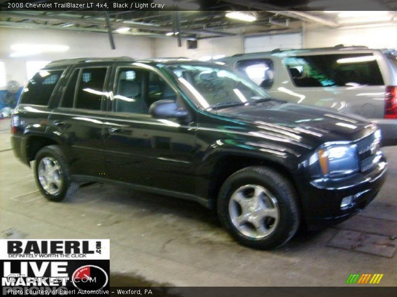 Black / Light Gray 2008 Chevrolet TrailBlazer LT 4x4