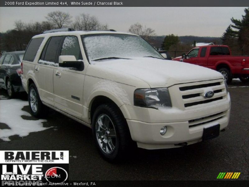 White Suede / Charcoal Black 2008 Ford Expedition Limited 4x4