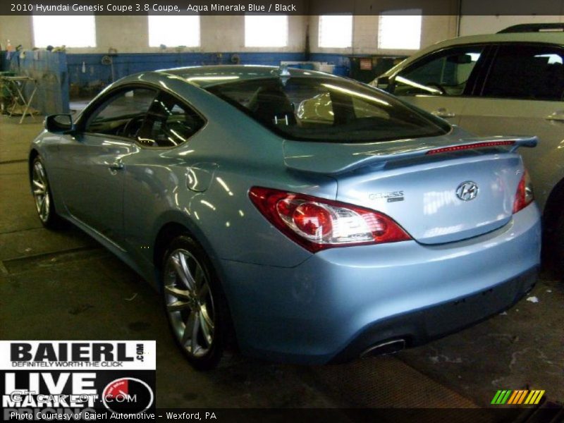 Aqua Minerale Blue / Black 2010 Hyundai Genesis Coupe 3.8 Coupe