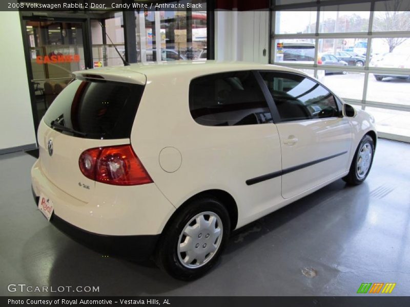 Candy White / Anthracite Black 2008 Volkswagen Rabbit 2 Door