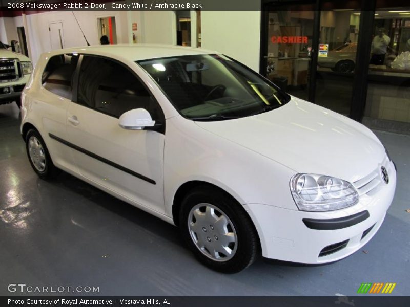 Candy White / Anthracite Black 2008 Volkswagen Rabbit 2 Door