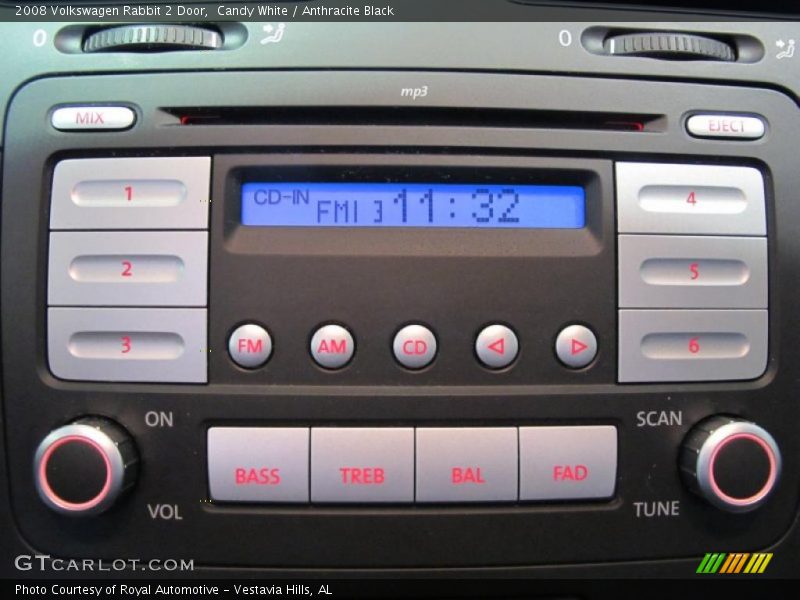 Candy White / Anthracite Black 2008 Volkswagen Rabbit 2 Door