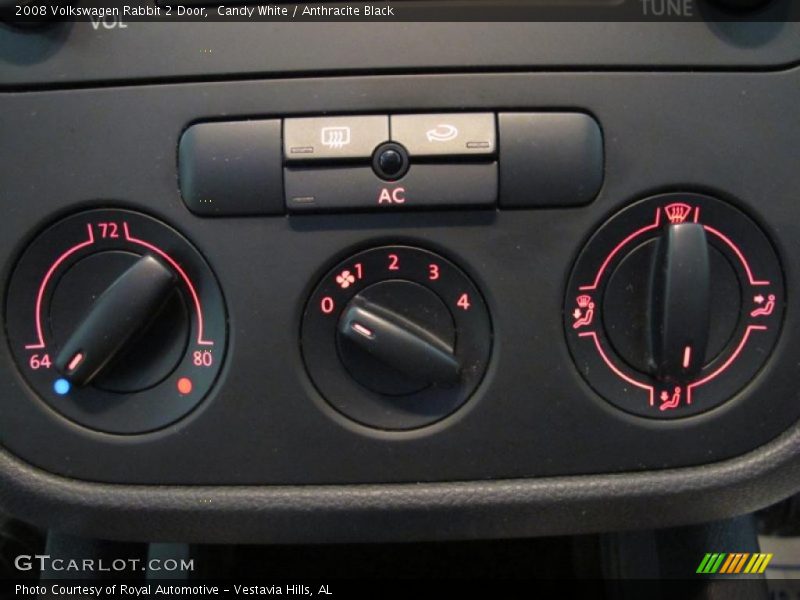 Candy White / Anthracite Black 2008 Volkswagen Rabbit 2 Door
