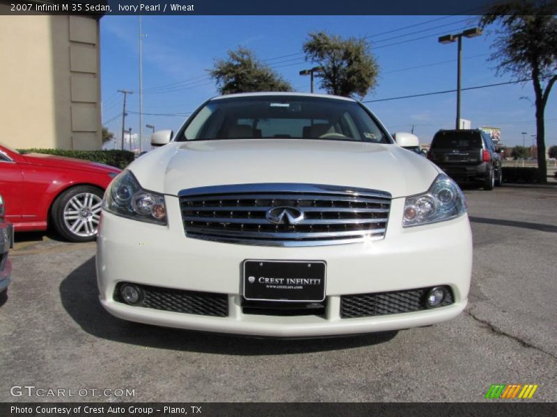 Ivory Pearl / Wheat 2007 Infiniti M 35 Sedan