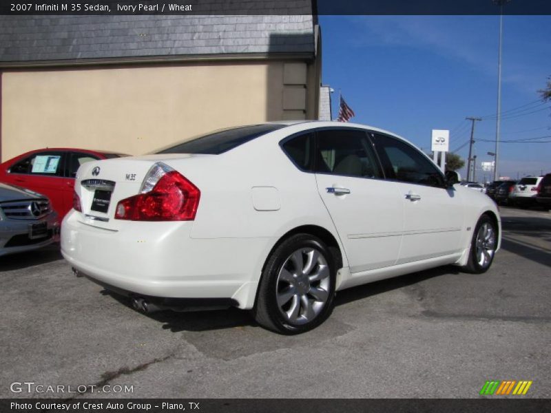 Ivory Pearl / Wheat 2007 Infiniti M 35 Sedan