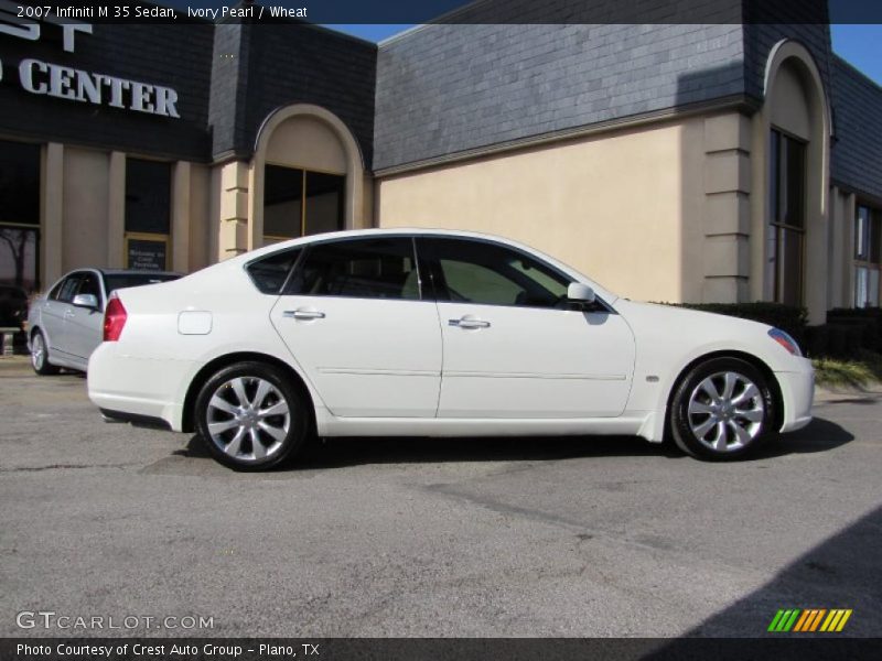 Ivory Pearl / Wheat 2007 Infiniti M 35 Sedan