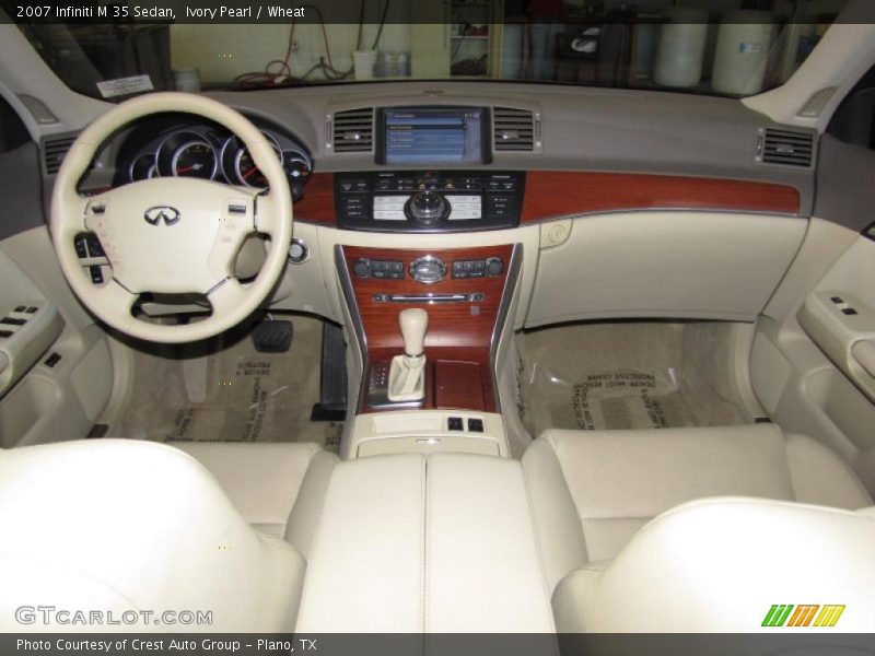 Ivory Pearl / Wheat 2007 Infiniti M 35 Sedan