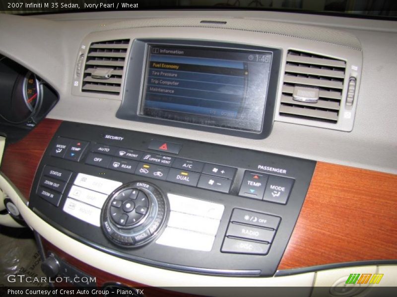 Ivory Pearl / Wheat 2007 Infiniti M 35 Sedan