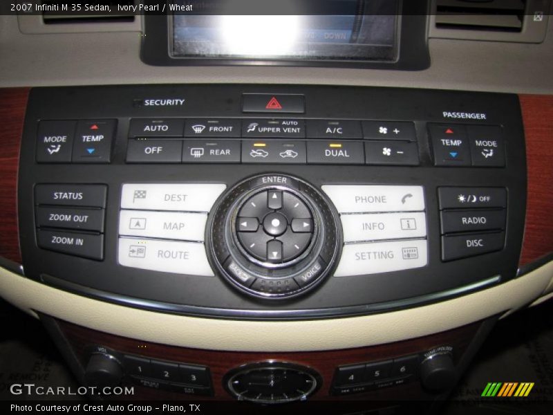 Ivory Pearl / Wheat 2007 Infiniti M 35 Sedan