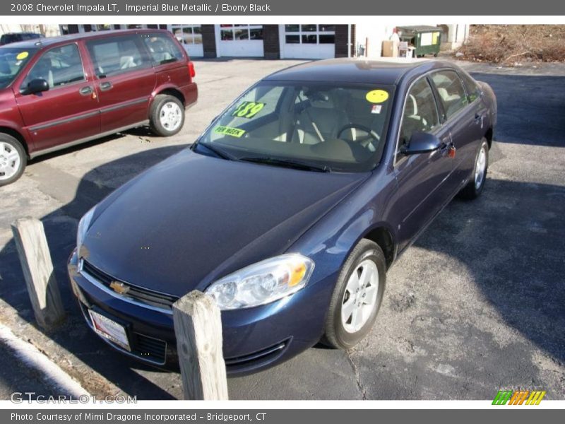 Imperial Blue Metallic / Ebony Black 2008 Chevrolet Impala LT