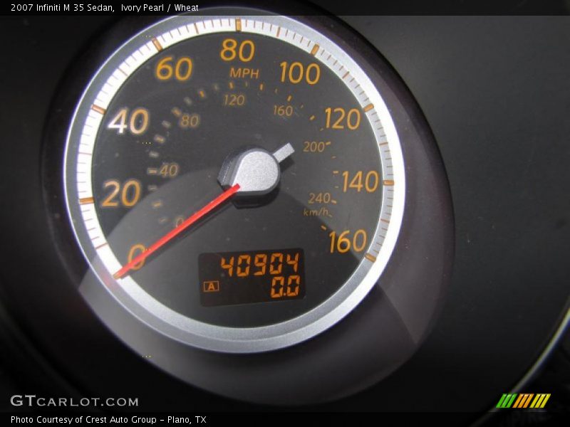 Ivory Pearl / Wheat 2007 Infiniti M 35 Sedan