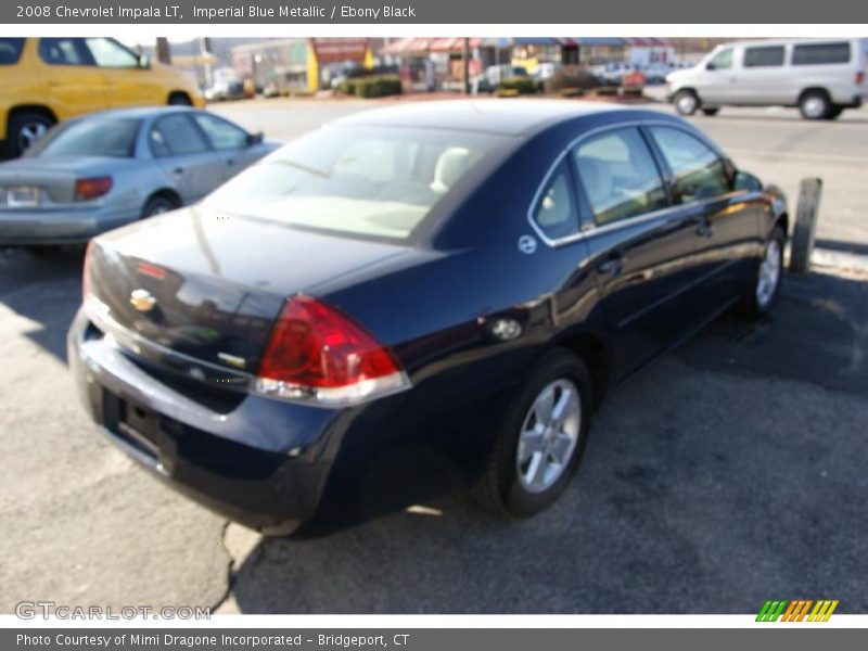 Imperial Blue Metallic / Ebony Black 2008 Chevrolet Impala LT