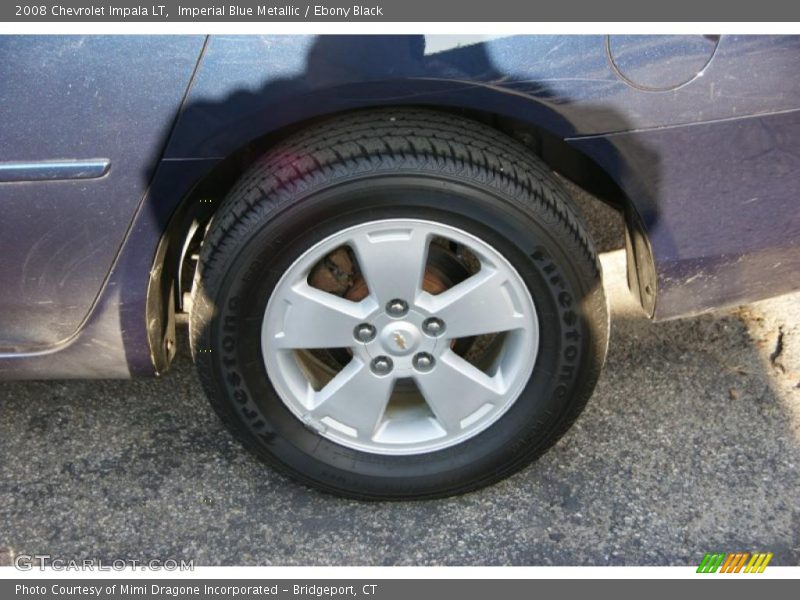 Imperial Blue Metallic / Ebony Black 2008 Chevrolet Impala LT