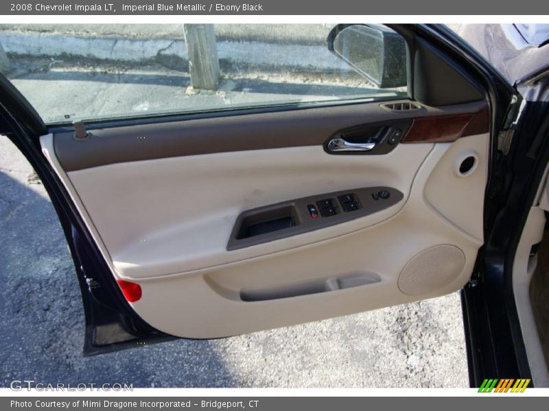 Imperial Blue Metallic / Ebony Black 2008 Chevrolet Impala LT