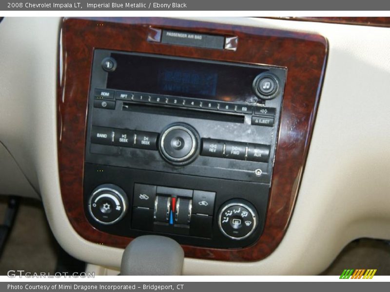 Imperial Blue Metallic / Ebony Black 2008 Chevrolet Impala LT