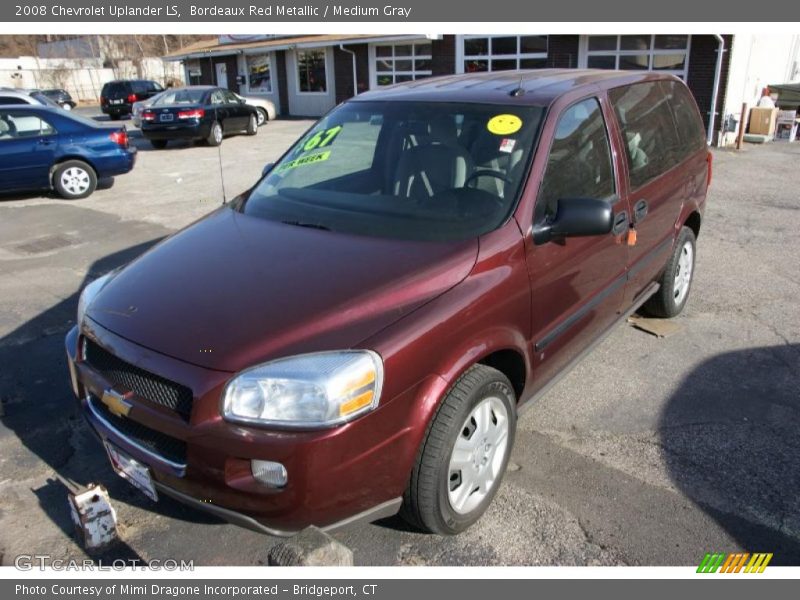 Bordeaux Red Metallic / Medium Gray 2008 Chevrolet Uplander LS