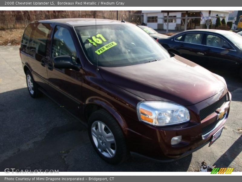 Bordeaux Red Metallic / Medium Gray 2008 Chevrolet Uplander LS