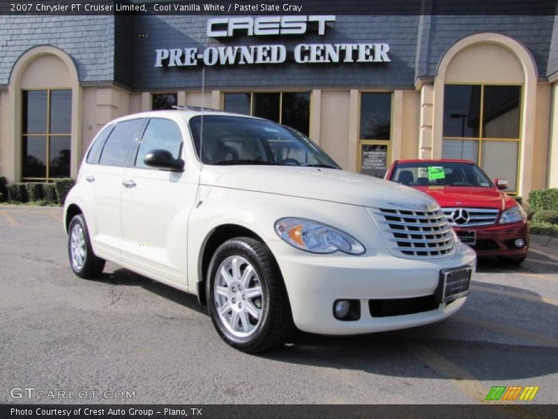 Cool Vanilla White / Pastel Slate Gray 2007 Chrysler PT Cruiser Limited