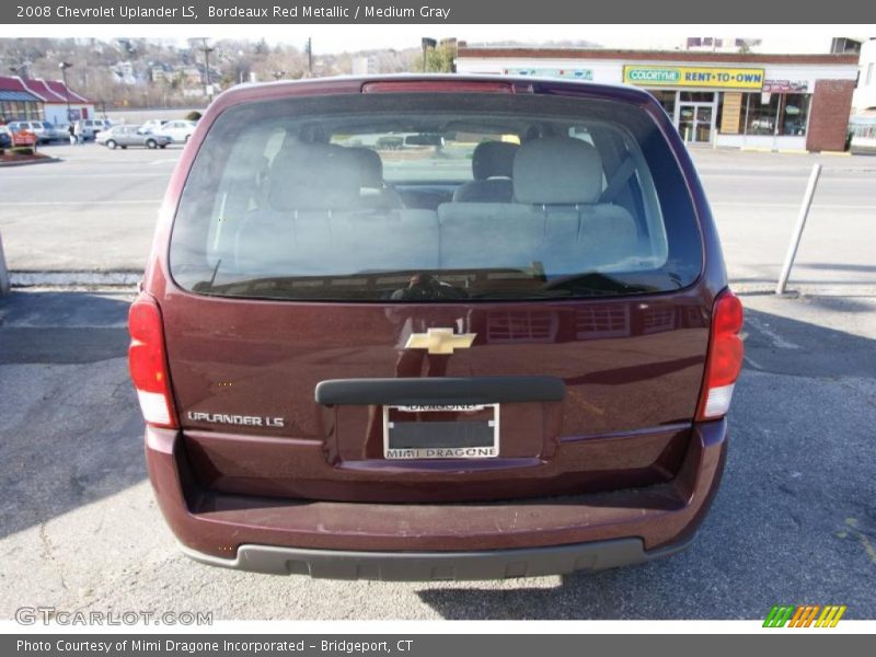 Bordeaux Red Metallic / Medium Gray 2008 Chevrolet Uplander LS