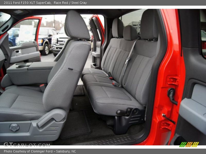  2011 F150 XLT SuperCab Steel Gray Interior