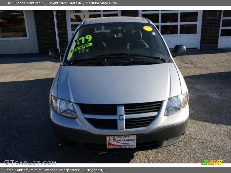 Bright Silver Metallic / Medium Slate Gray 2005 Dodge Caravan SE