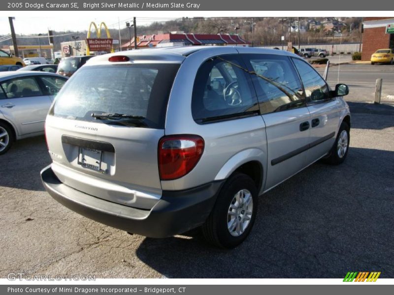 Bright Silver Metallic / Medium Slate Gray 2005 Dodge Caravan SE