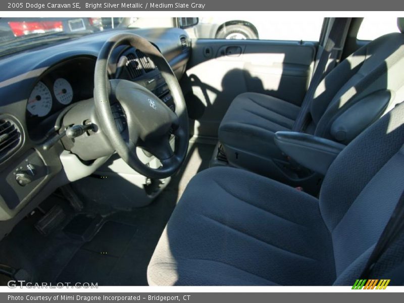 Bright Silver Metallic / Medium Slate Gray 2005 Dodge Caravan SE