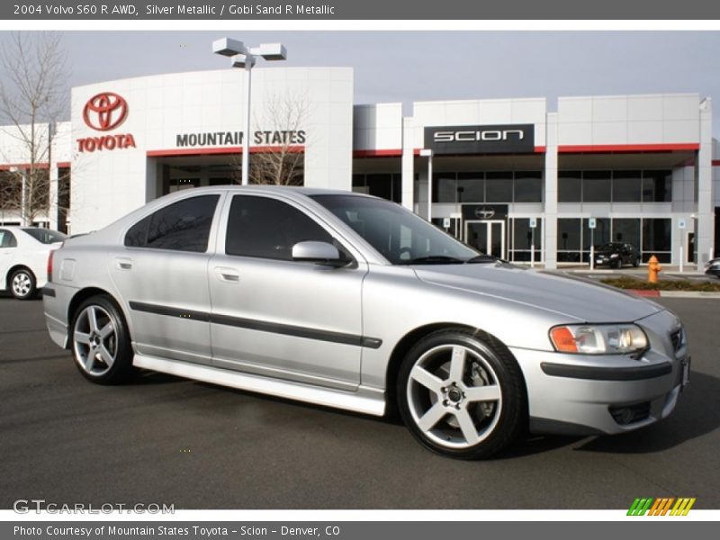 Silver Metallic / Gobi Sand R Metallic 2004 Volvo S60 R AWD