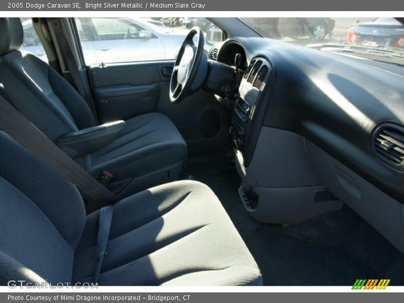 Bright Silver Metallic / Medium Slate Gray 2005 Dodge Caravan SE