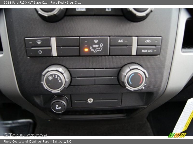 Controls of 2011 F150 XLT SuperCab