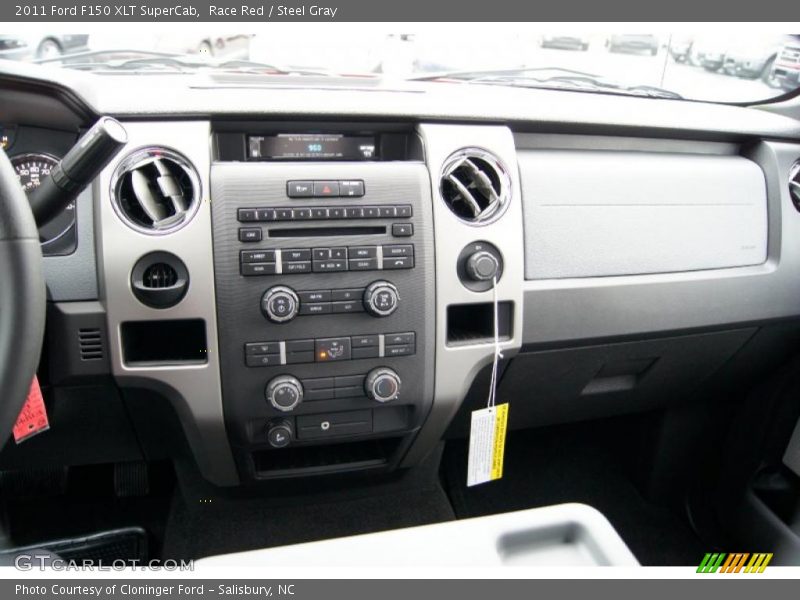 Race Red / Steel Gray 2011 Ford F150 XLT SuperCab