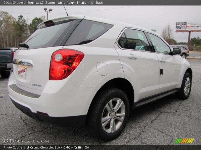 Summit White / Light Titanium/Jet Black 2011 Chevrolet Equinox LS