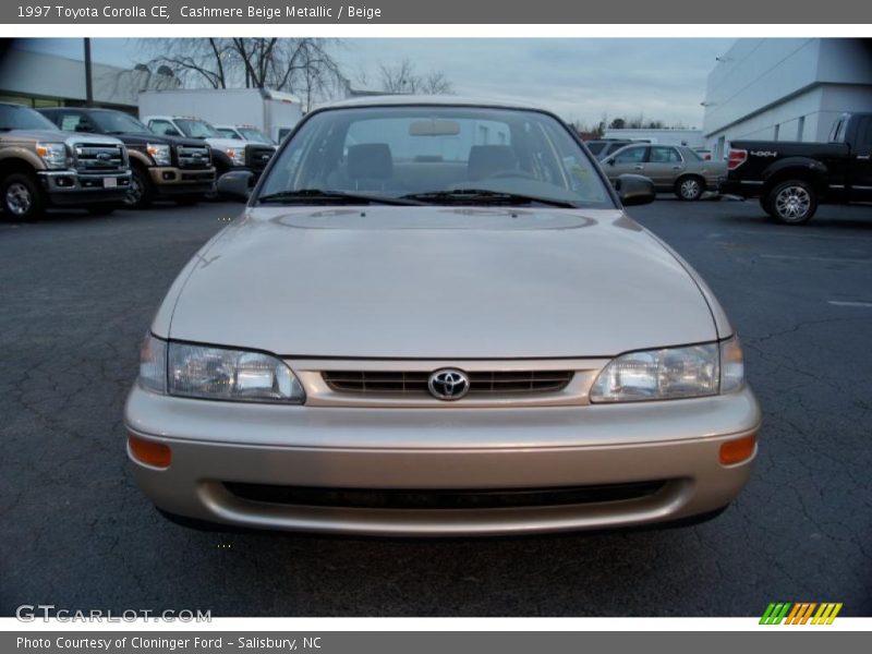 Cashmere Beige Metallic / Beige 1997 Toyota Corolla CE
