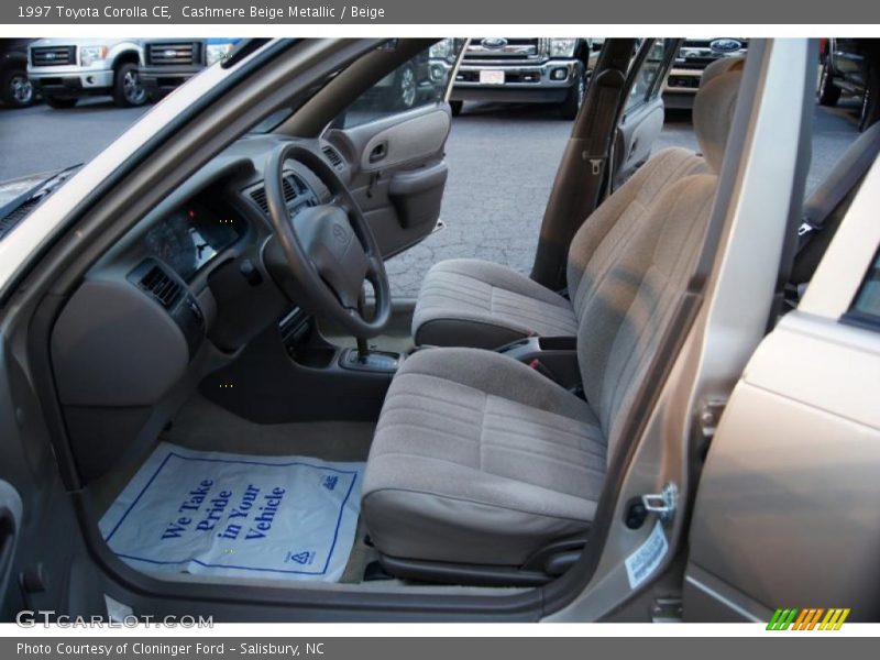  1997 Corolla CE Beige Interior
