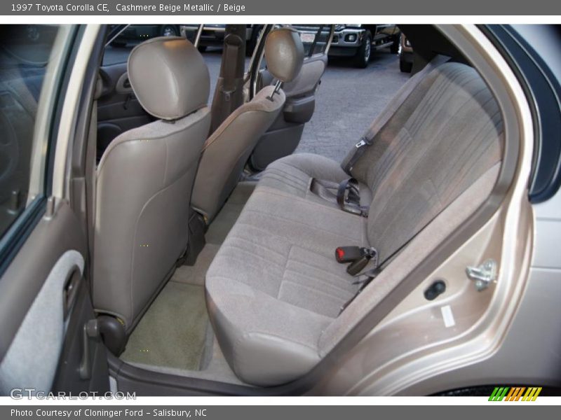  1997 Corolla CE Beige Interior