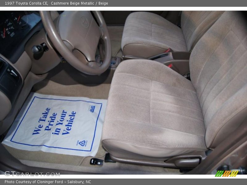  1997 Corolla CE Beige Interior