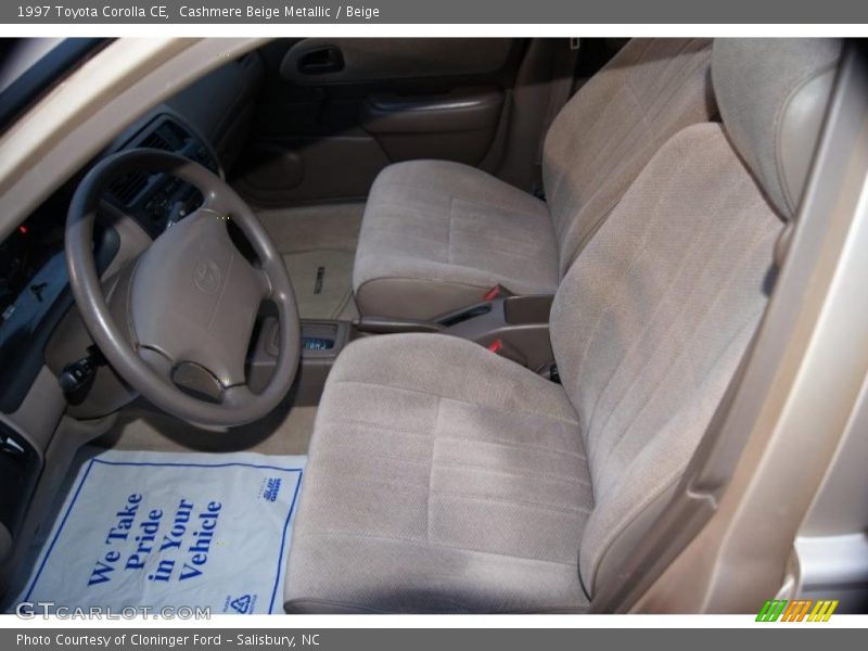  1997 Corolla CE Beige Interior