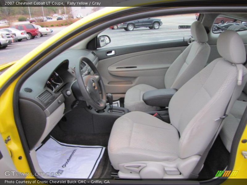 Rally Yellow / Gray 2007 Chevrolet Cobalt LT Coupe