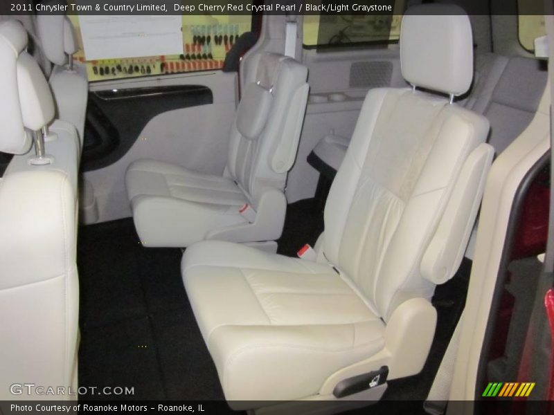  2011 Town & Country Limited Black/Light Graystone Interior