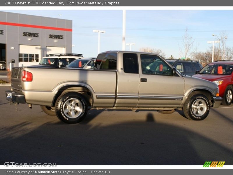 Light Pewter Metallic / Graphite 2000 Chevrolet S10 Extended Cab